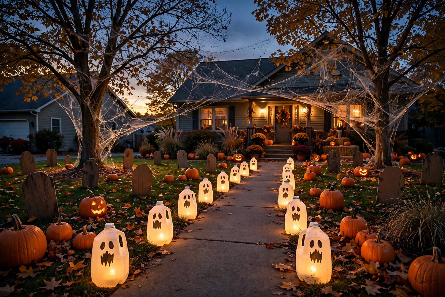 16 DIY outdoor Halloween decorations