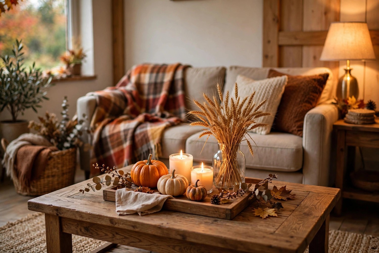 15 Fall Coffee Table Decor Ideas