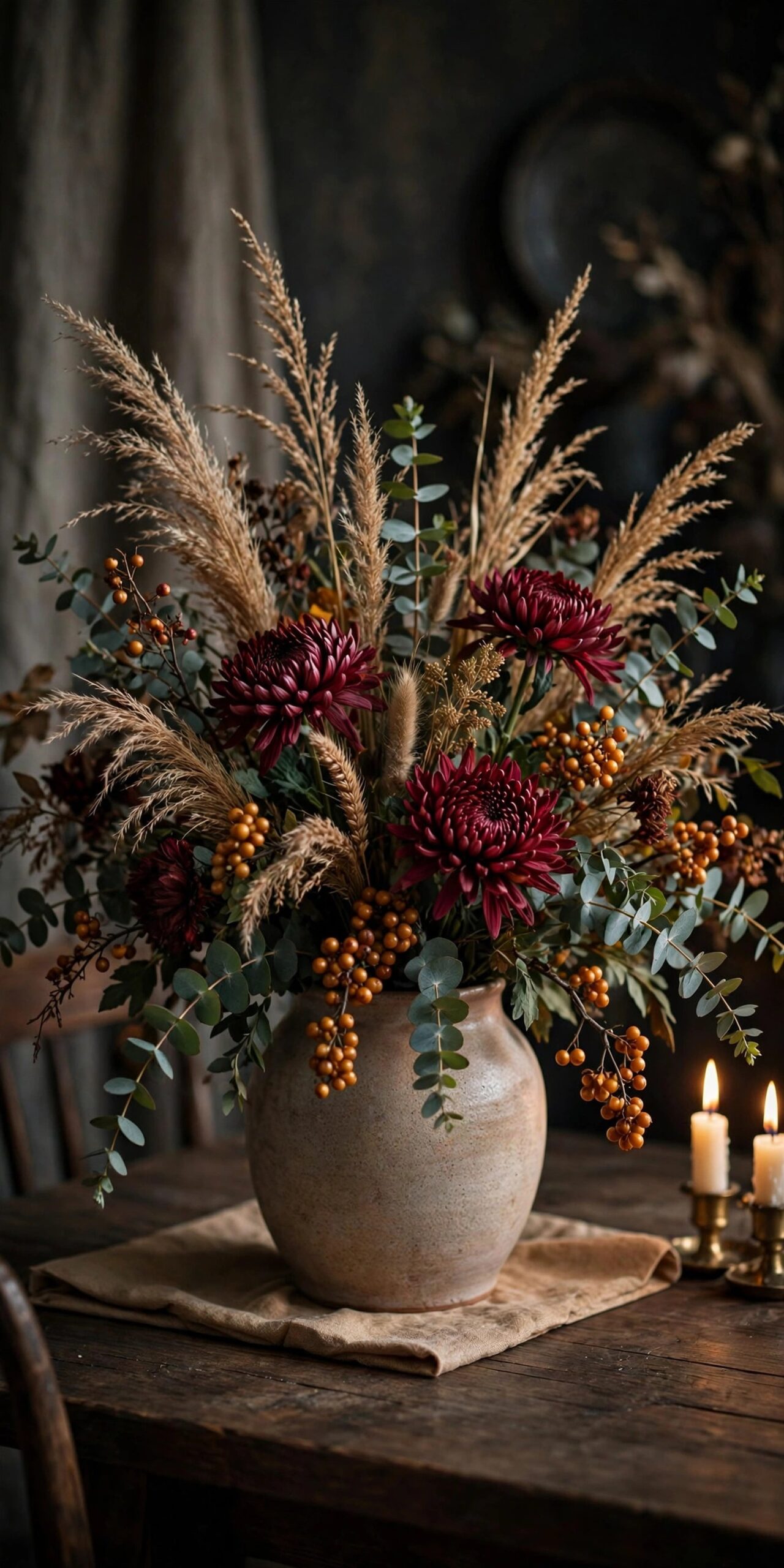 High-end look fall floral arrangement DIY dupe