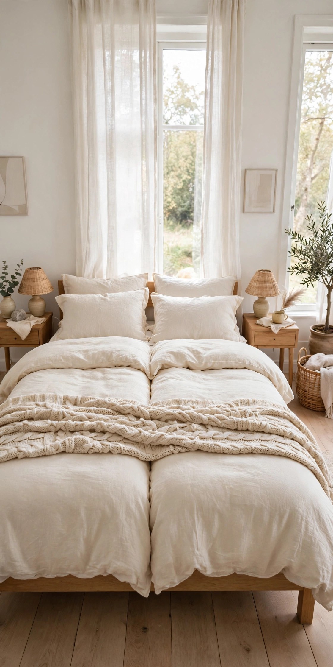 Scandinavian sleep method two duvets