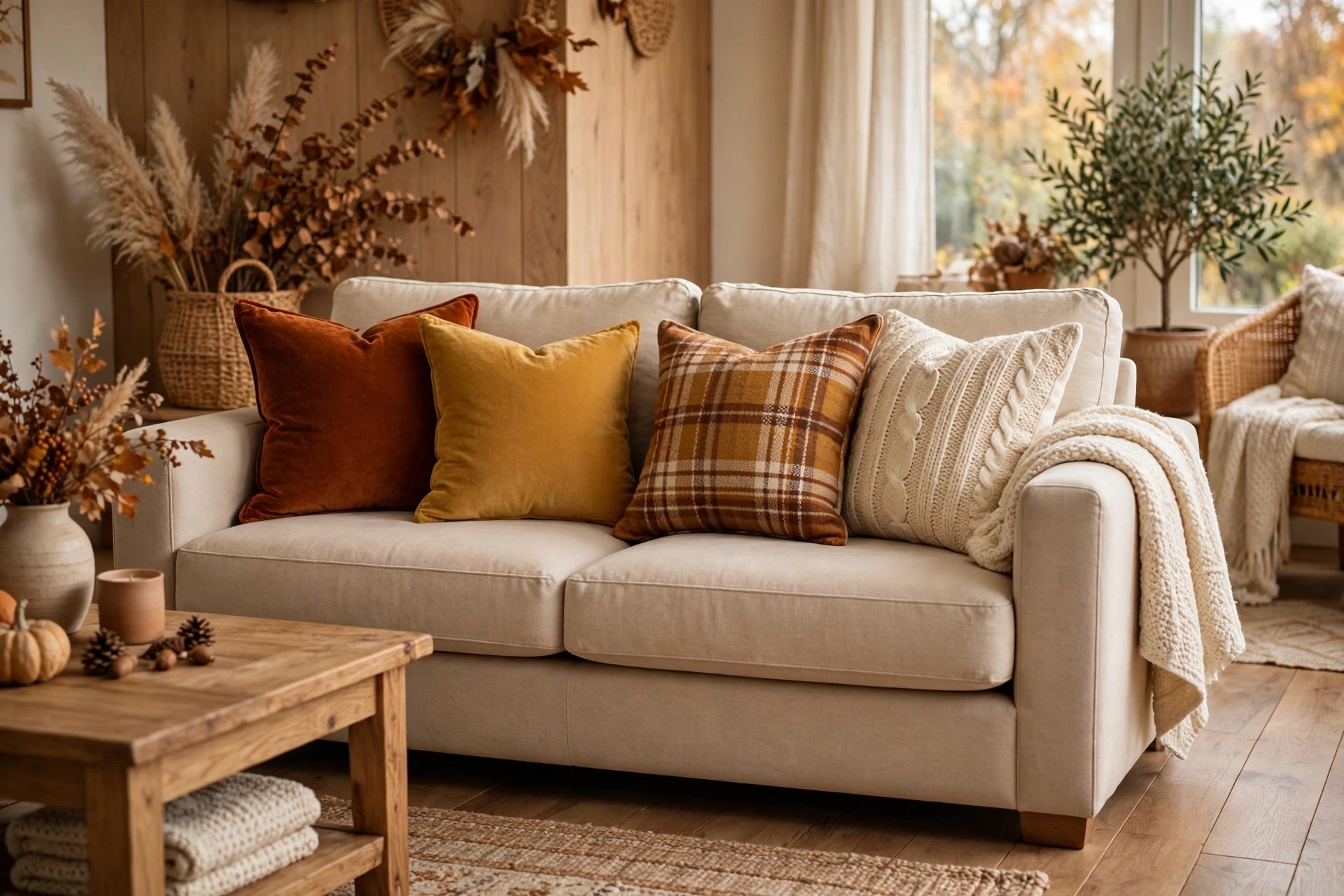 Fall throw pillow ideas hero