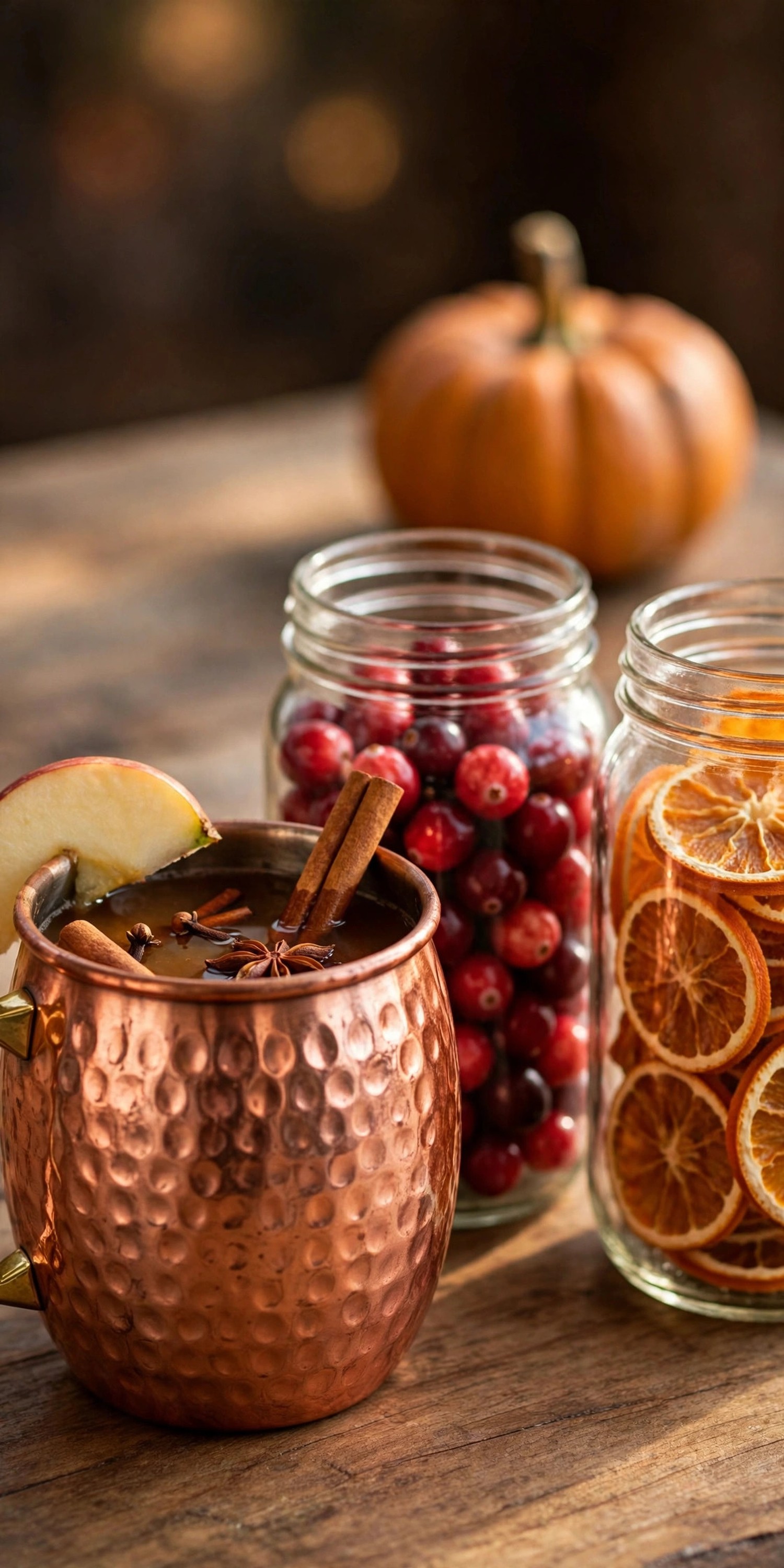 Fall photo booth corner with mustard curtain backdrop and prop basket